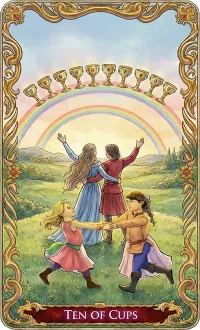 Ten of Cups tarot card