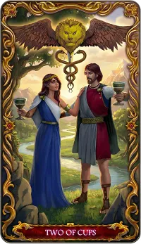Two of Cups tarot card