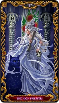 The High Priestess tarot card