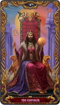 The Emperor tarot card