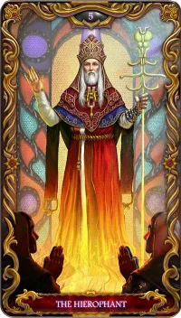 The Hierophant tarot card