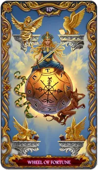 Wheel of Fortune tarot card
