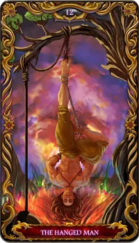 The Hanged Man tarot card