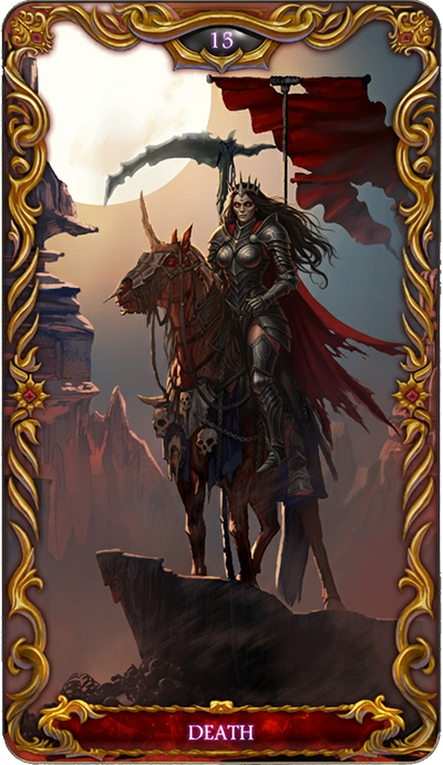 Death tarot card illustration