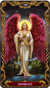 Temperance tarot card