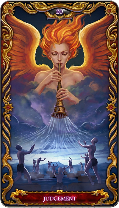 Judgement tarot card illustration
