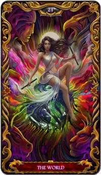 The World tarot card