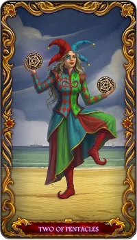 Two of Pentacles tarot card