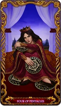 Four of Pentacles tarot card
