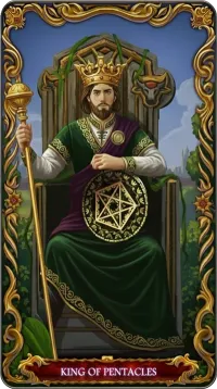 King of Pentacles tarot card