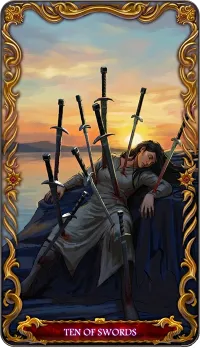 Ten of Swords tarot card