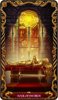 Four of Swords tarot card