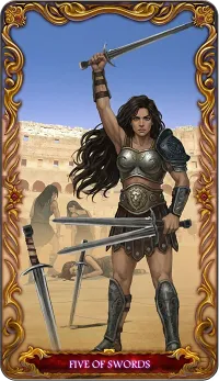Five of Swords tarot card