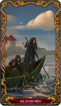 Six of Swords tarot card