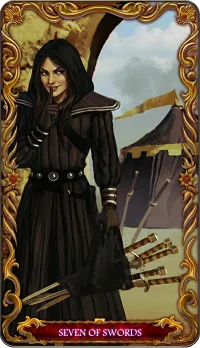 Seven of Swords tarot card