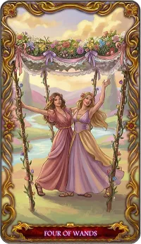 Four of Wands tarot card