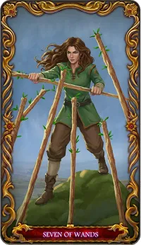 Seven of Wands tarot card